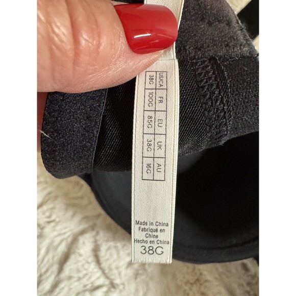 Le Mystere Dream Tisha Full-Busted Bra Black 38G Underwire Wide strap New Tags - Picture 4 of 7
